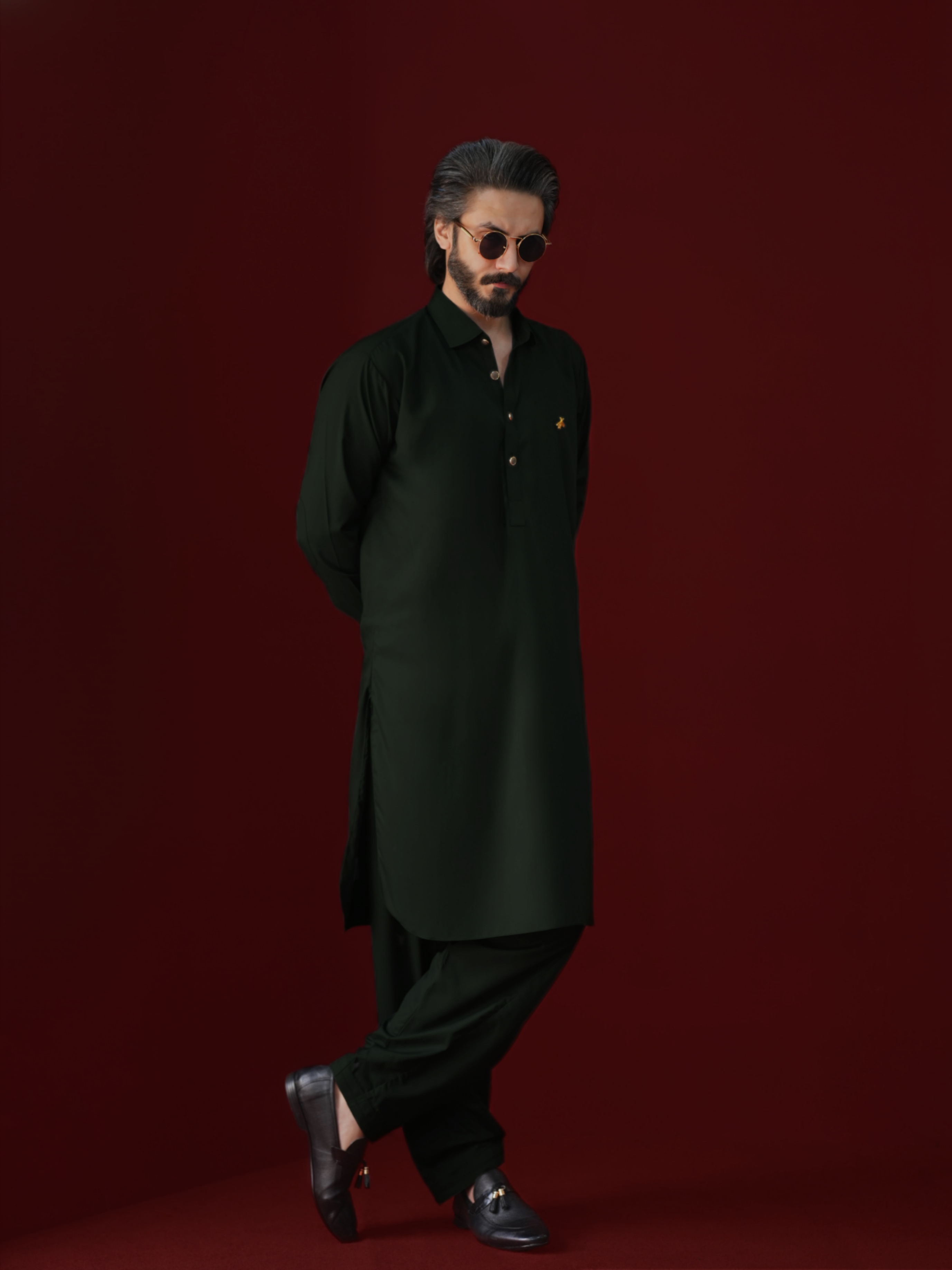 Castleton Green Kameez Shalwar