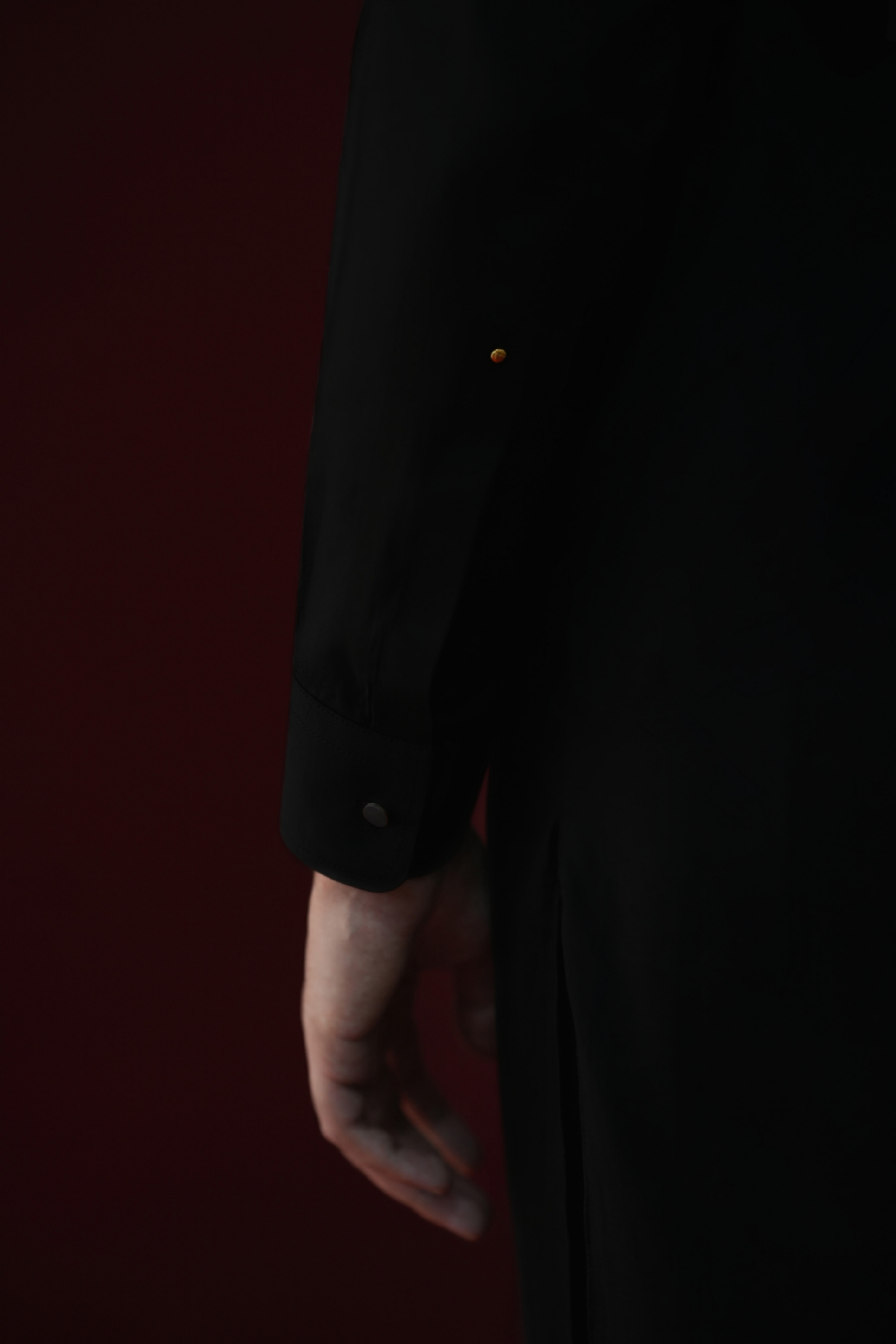 Smoky Black Kameez Shalwar