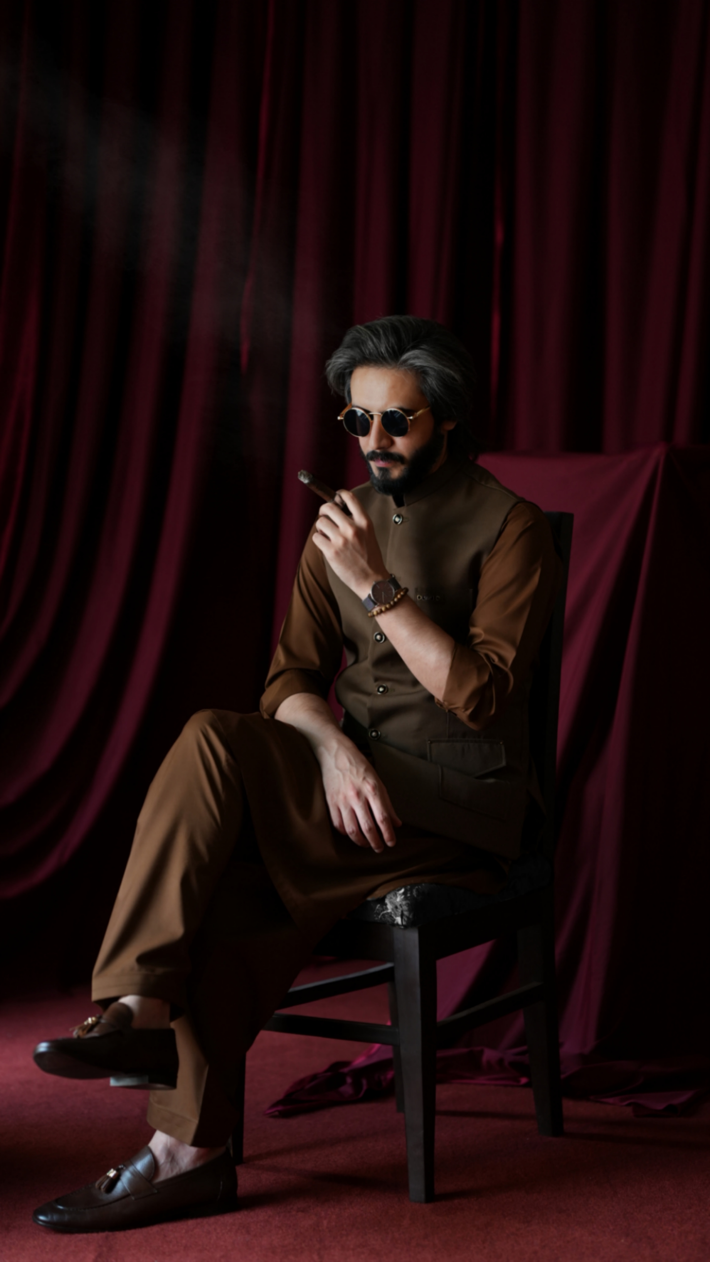 Walnut Brown Waistcoat