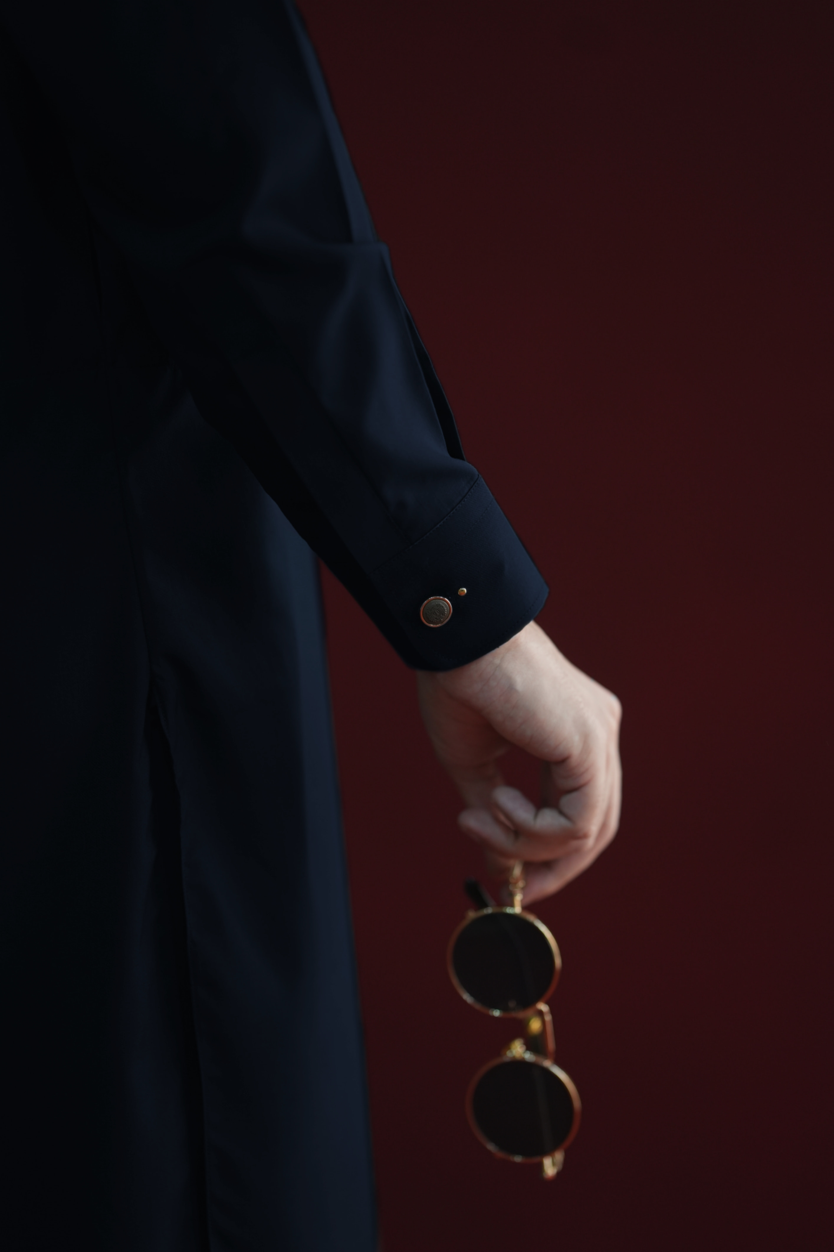 French Navy Blue Kameez Shalwar