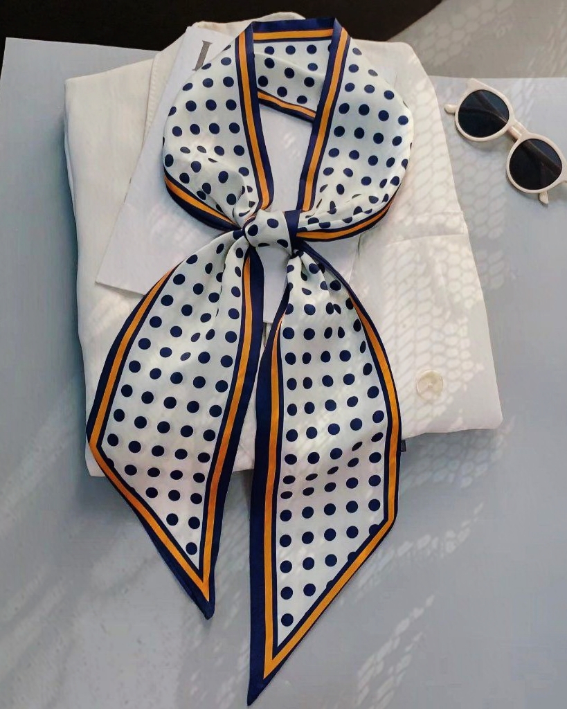 Polka Serenade Silk Scarf
