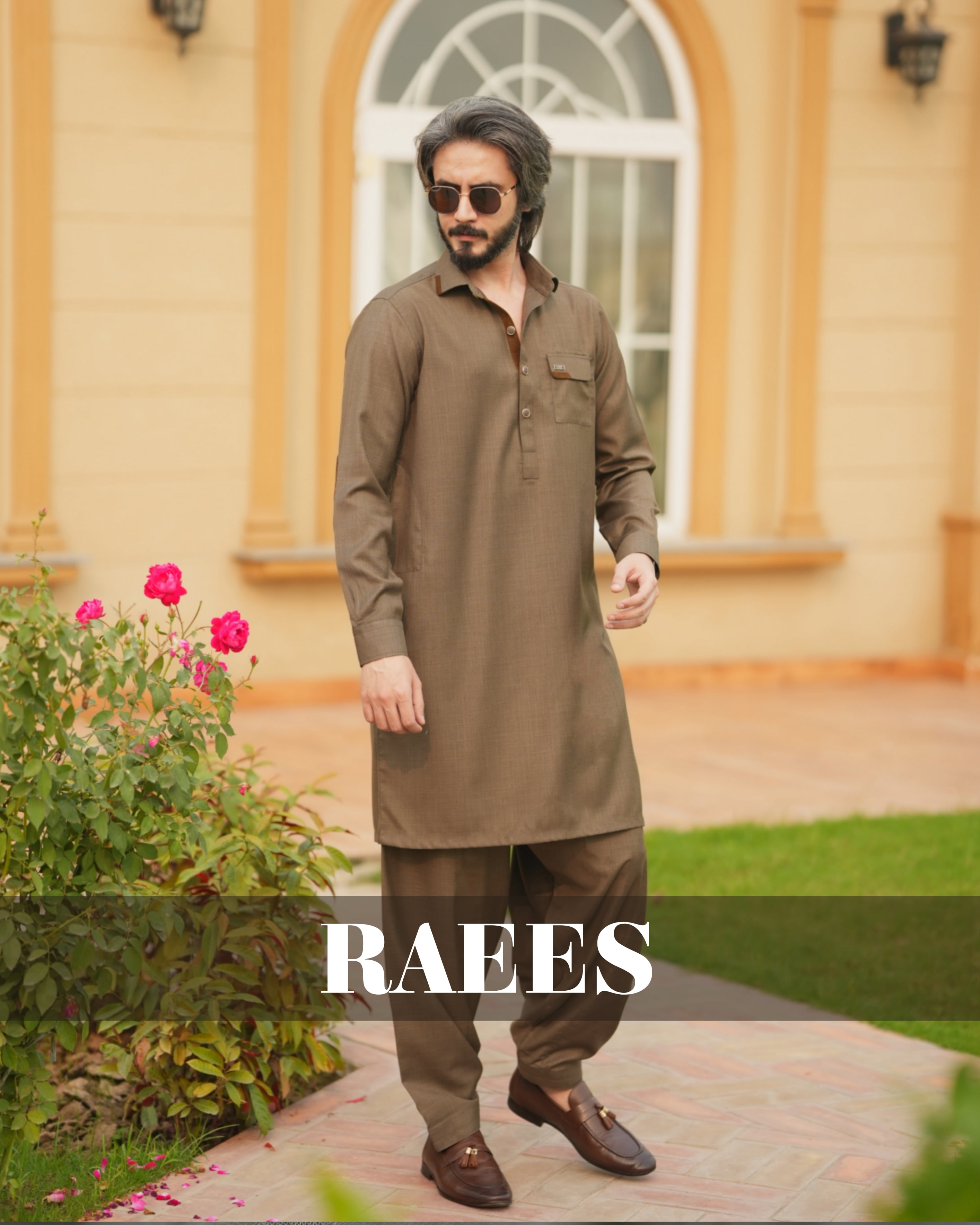 Taupe Kameez Shalwar