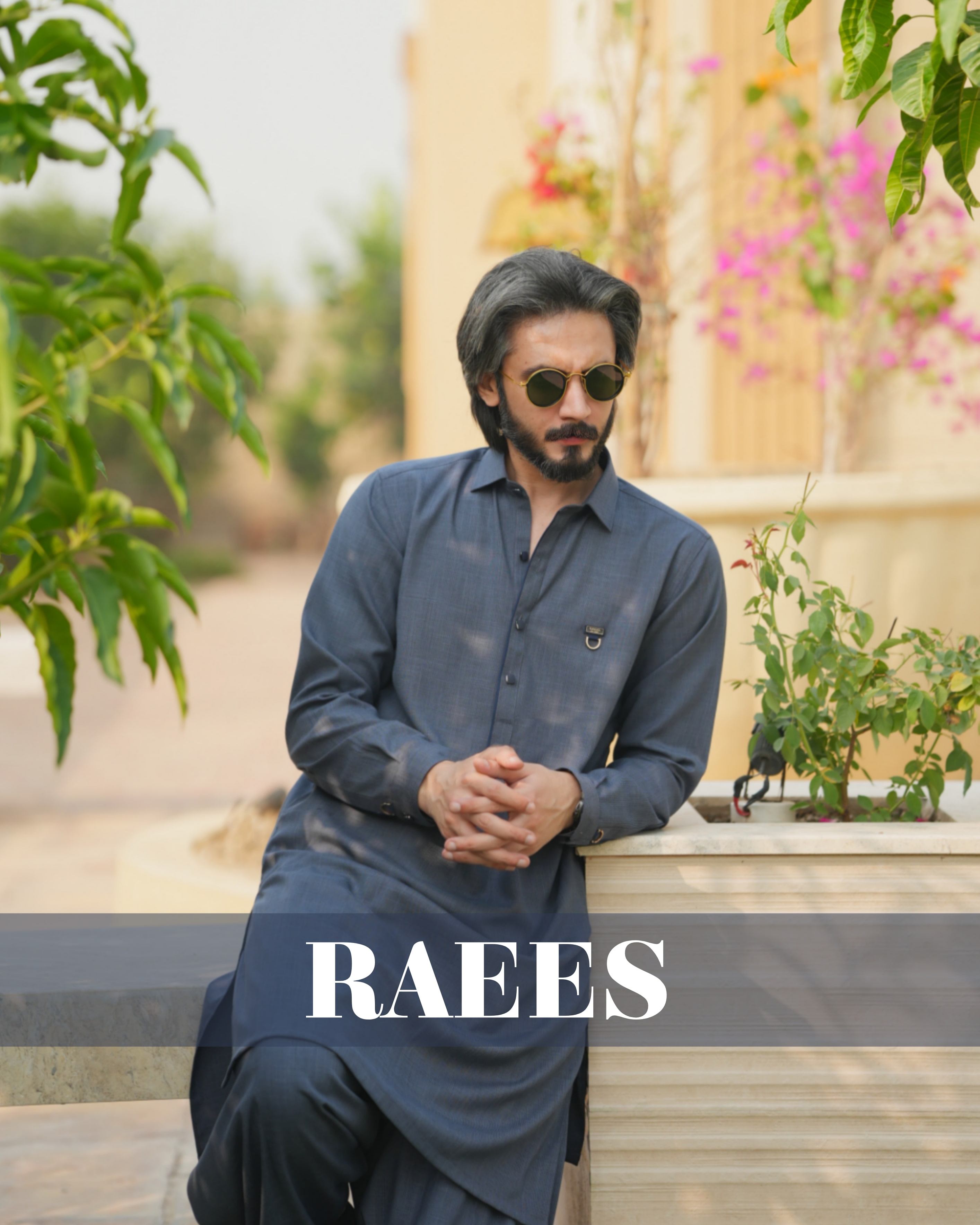 Mirage Blue Kameez Shalwar