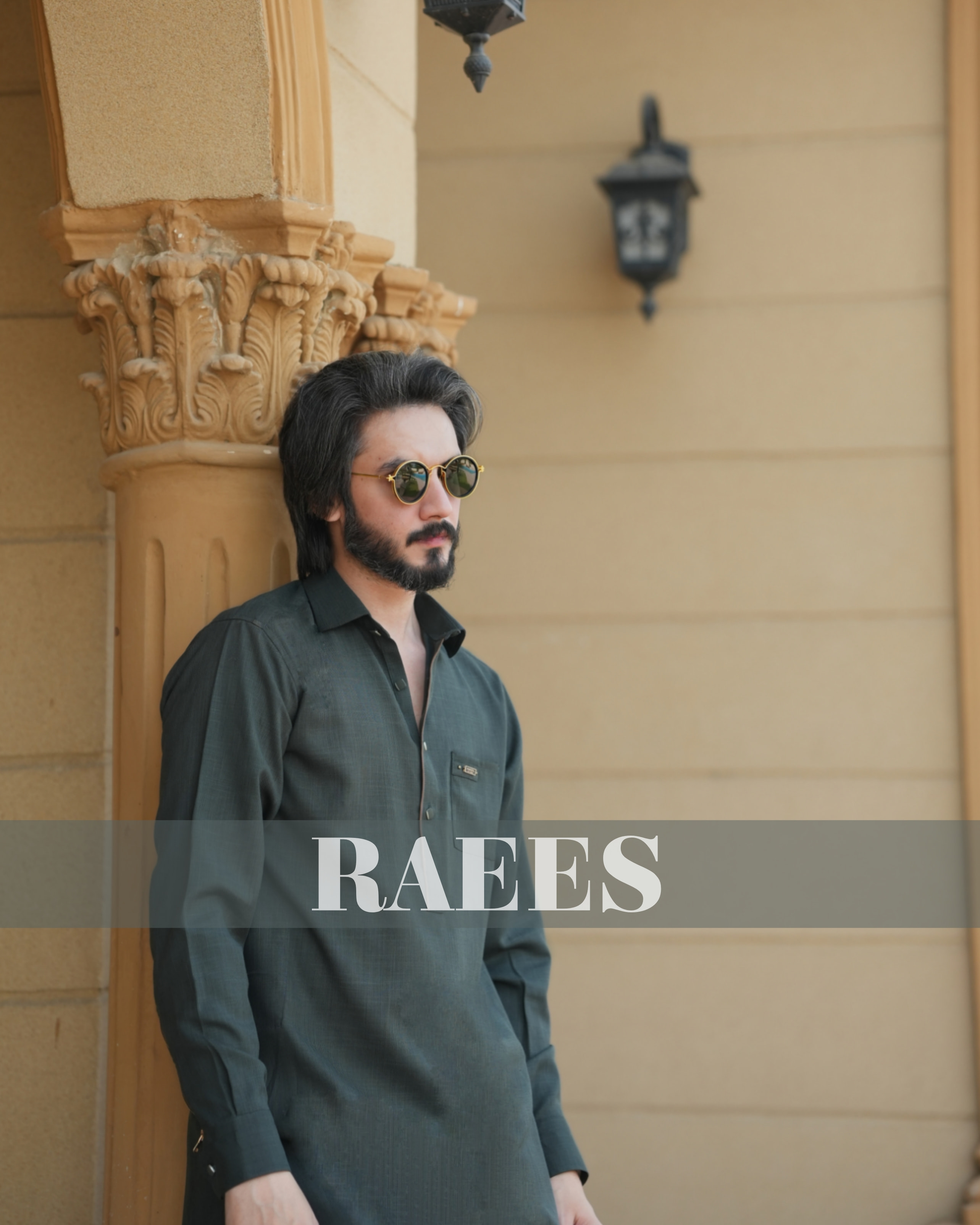Hunter Green Kameez Shalwar
