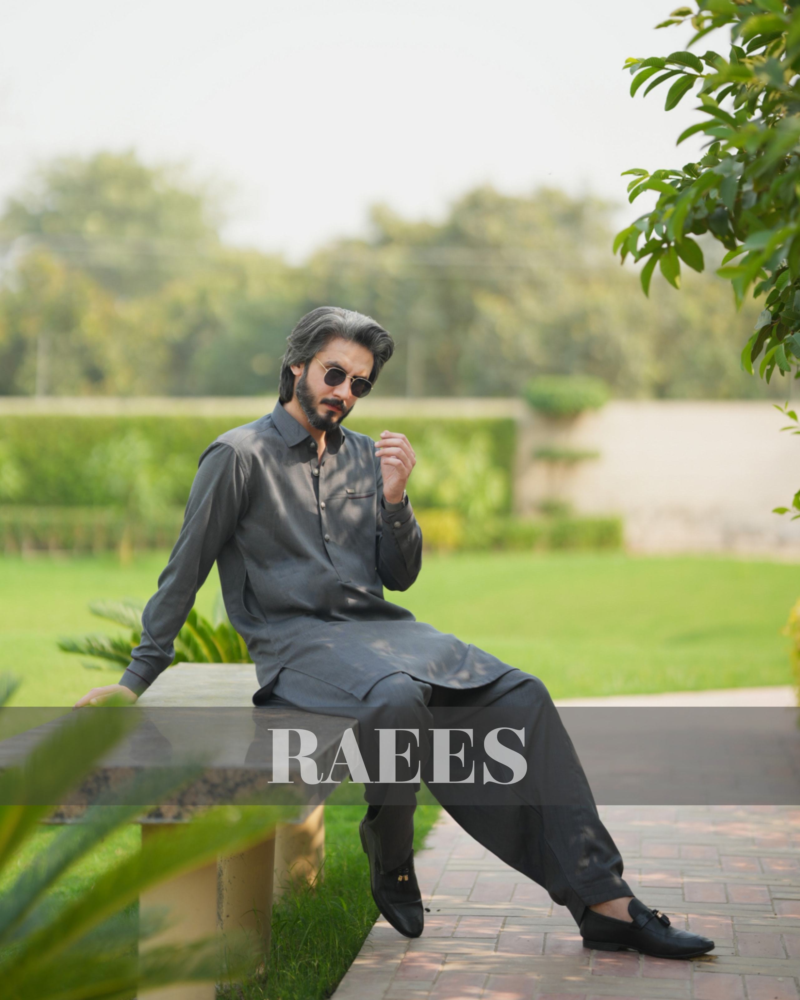 Crimson Smoke Kameez Shalwar