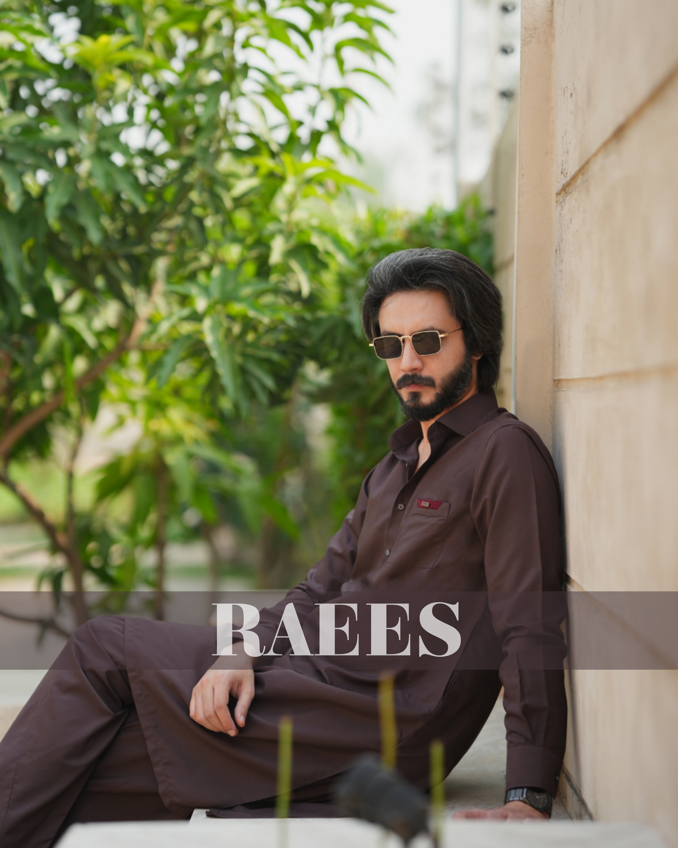 Rose Brown Kameez Shalwar