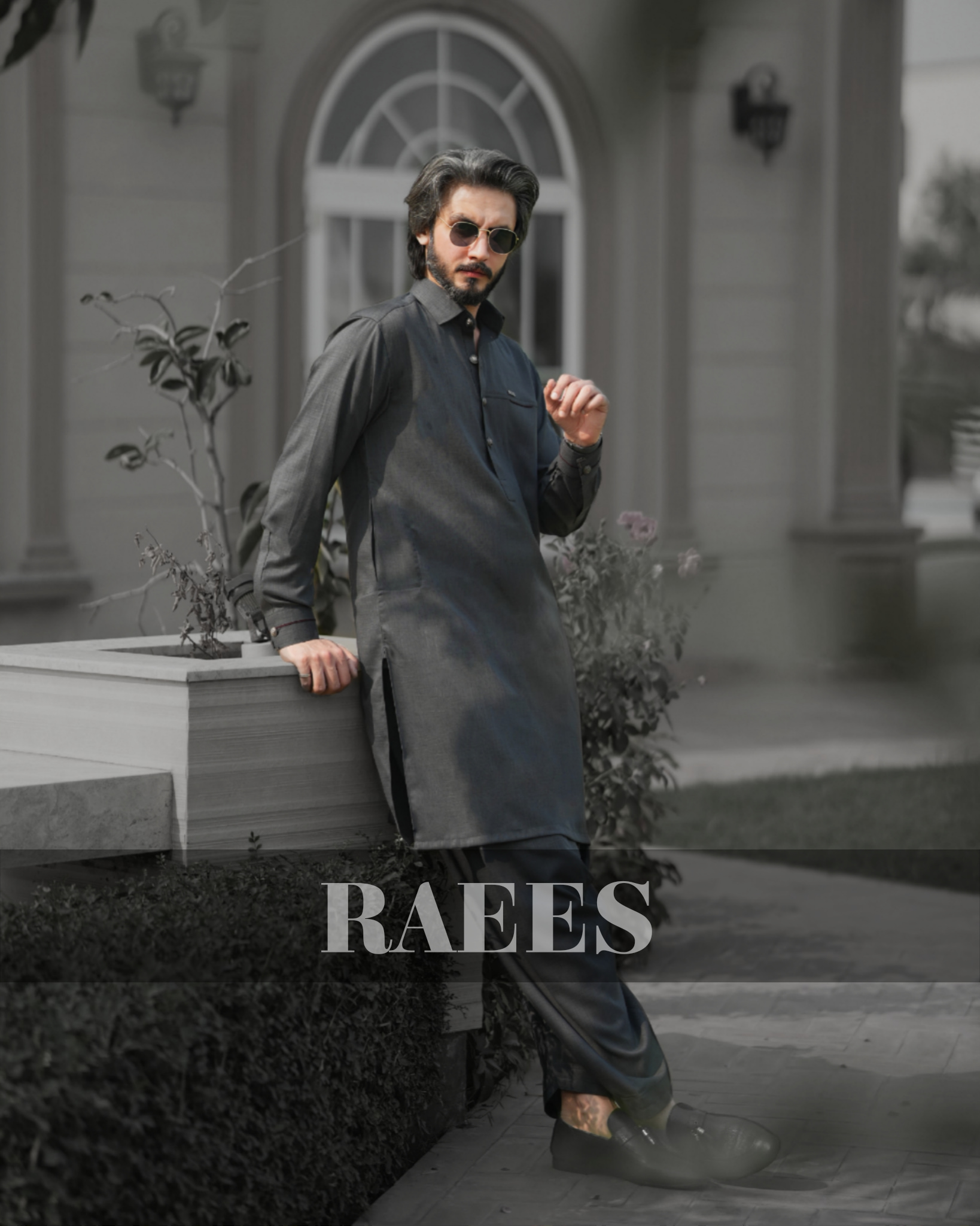 Crimson Smoke Kameez Shalwar