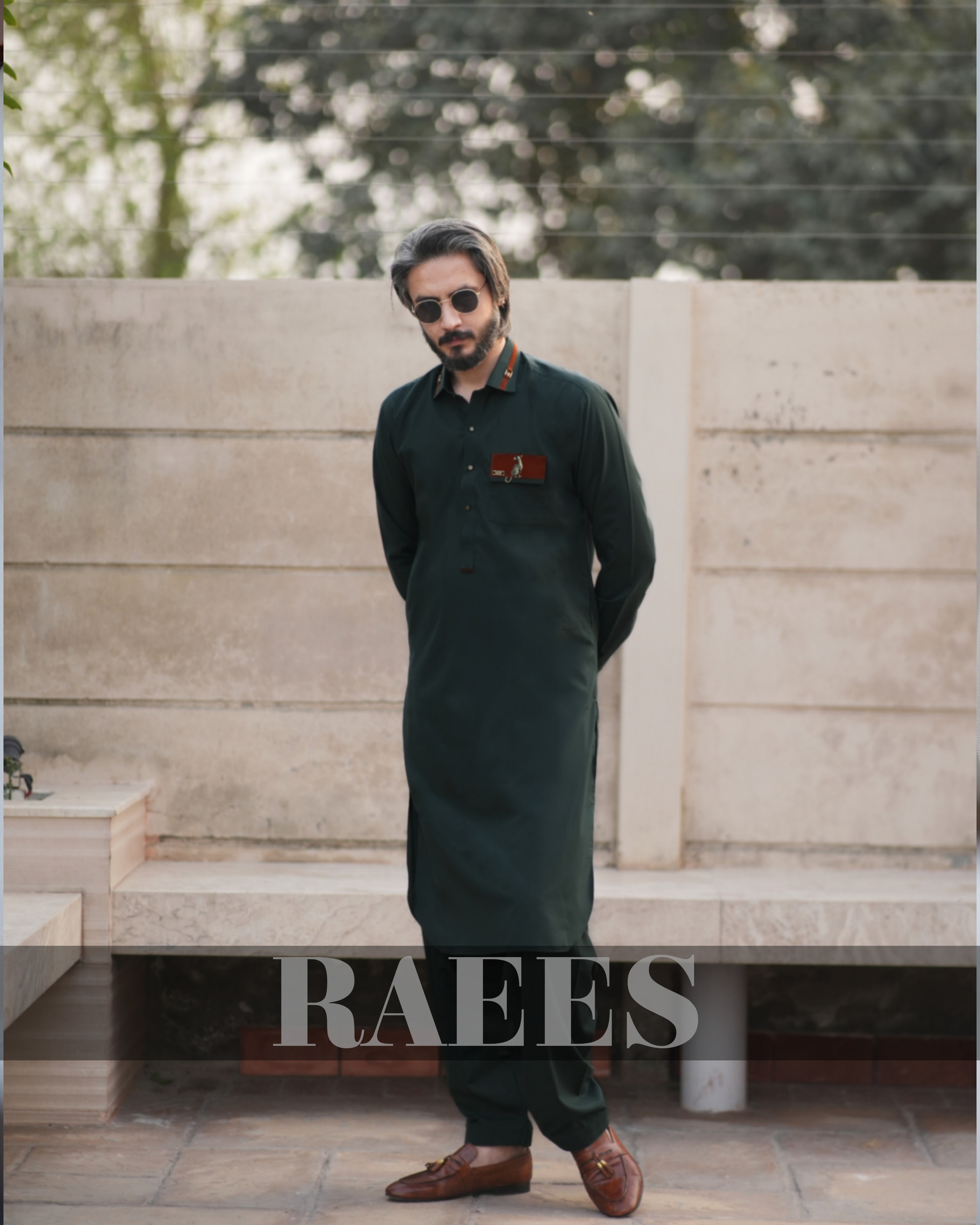 Raees Forest Crest Kameez Shalwar